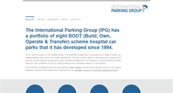 Desktop Screenshot of internationalparkinggroup.com